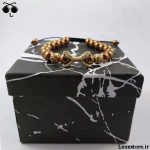 زیباترین مدل دستبند مهره ای طرح پنجه عقاب نگین دار سواروسکی