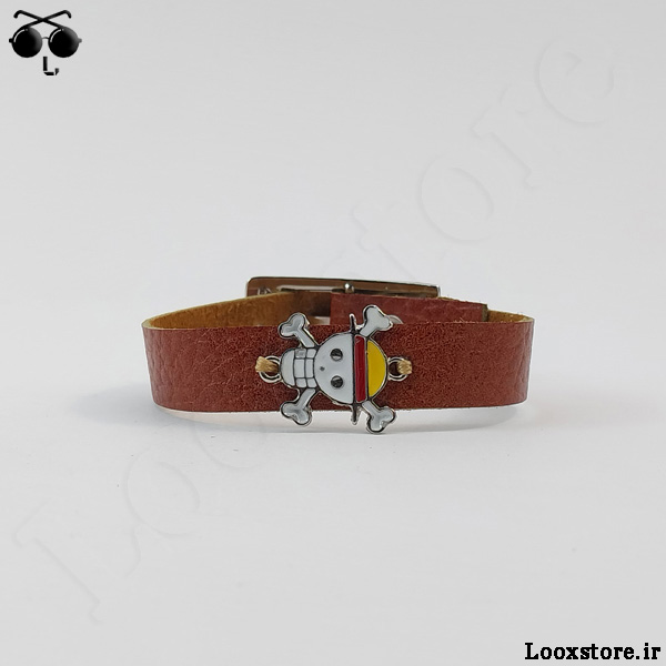 دستبند چرم خوشگل دخترانه انیمه وان پیس با قیمت مناسب و ارزان