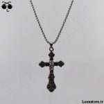 گردنبند صلیب اسکلت کینگ خفن با قیمت مناسب و ارزان رنگ ثابت