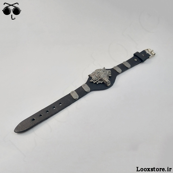 لاتی ترین مدل دستبند چرمی گرگی مردانه و پسرانه با قیمت مناسب