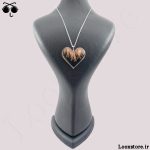 خرید گردنبند خاص شبتاب برای ولنتاین مدل قلبی قرمز
